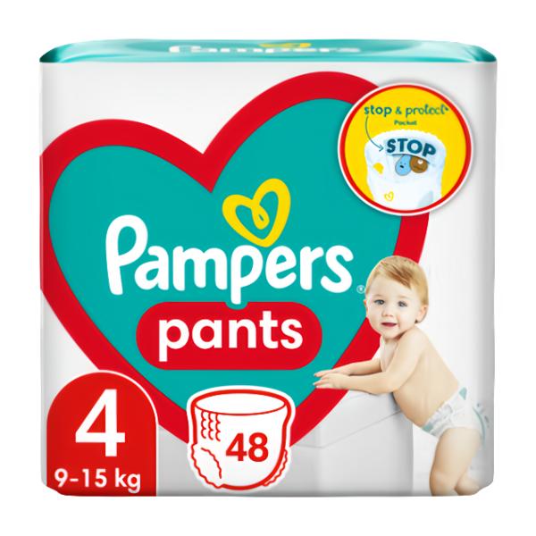 Pampers Pants Plenkové kalhotky vel. 4 (9-15 kg)