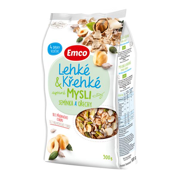 Emco Mysli Lehké a křehké Semínka a ořechy, sypané