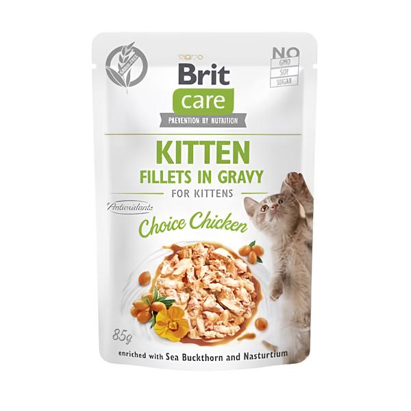 Brit Care Cat Kitten Fillets in Gravy Choice Chicken