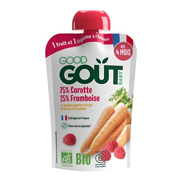 Good Gout BIO Mrkev s malinami Zeleninovo-ovocný příkrm