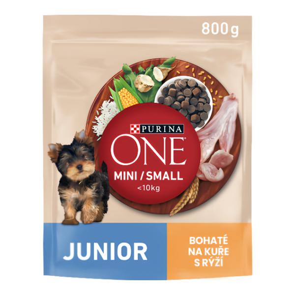 Purina ONE Mini Junior granule pro štěňata, kuře