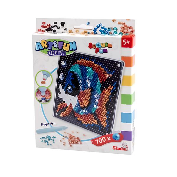 Simba Toys A&F Obrázek z flitrů Ryba