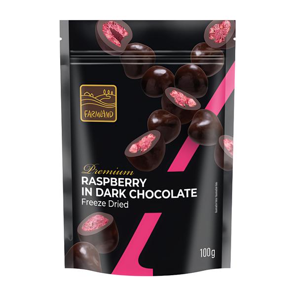 Farmland Lyofilizované maliny v hořké čokoládě