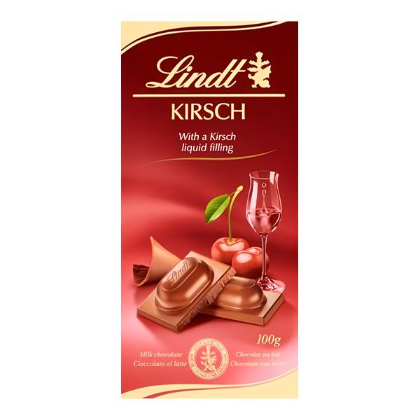Lindt Mléčná čokoláda  s třešňovou náplní