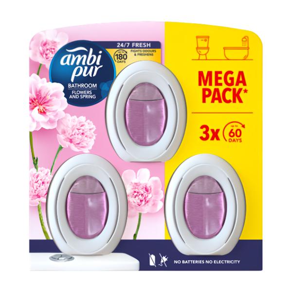 Ambi Pur Osvěžovač Merlion Flowers Spring (3x 8 ml)