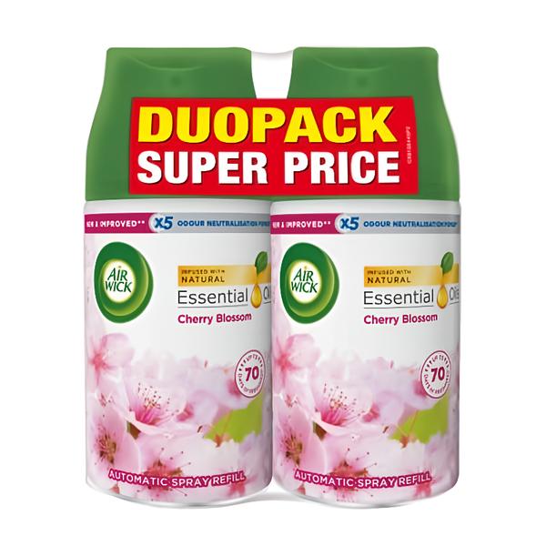 Air Wick Freshmatic Max Náplň do osvěžovače vzduchu magnólie a kvetoucí třešeň 2x250ml