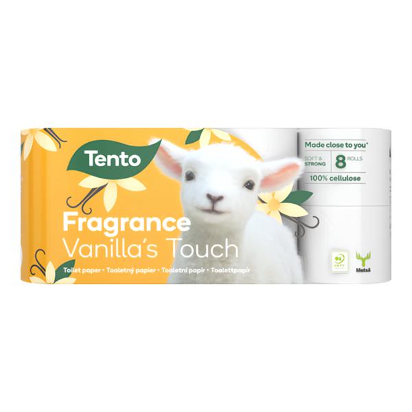 Tento Toaletní papír Vanilla's Touch 3vrstvý, 8 rolí