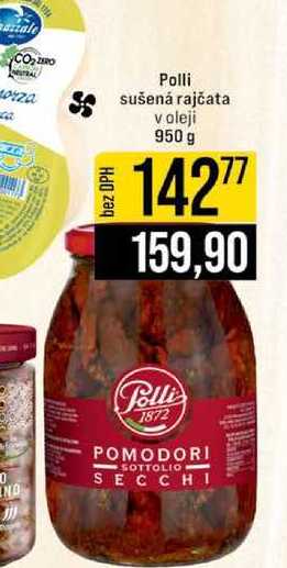 Polli sušená rajčata v oleji 950 g