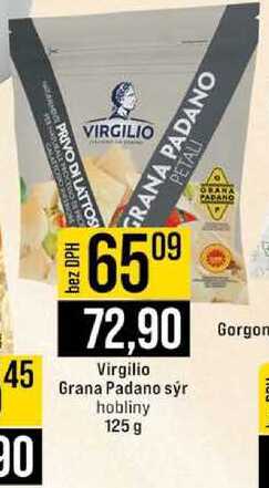 Virgilio Grana Padano sýr hobliny 125 g 