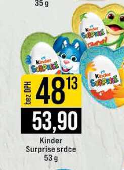 Kinder Surprise srdce 53 g 