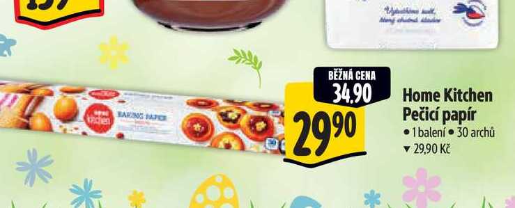  Home Kitchen Pečicí papír 1 balení 30 archů  