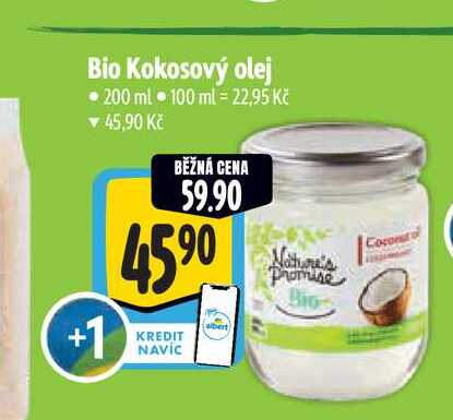 Bio Kokosový olej 200 ml  