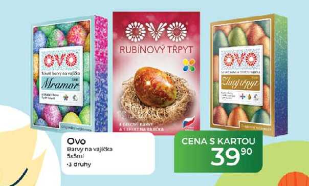 Ovo Barvy na vajíčka 5x5ml