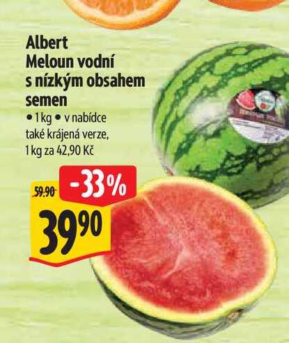 Albert Meloun vodní s nízkým obsahem semen  1 kg