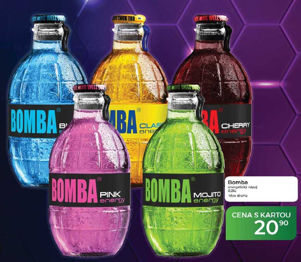 Bomba energetický nápoj 0,25 l