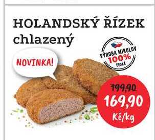 HOLANDSKÝ ŘÍZEK chlazený 1kg 