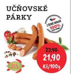 UČŇOVSKÉ PÁRKY 100g 