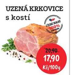 UZENÁ KRKOVICE s kostí 100g 