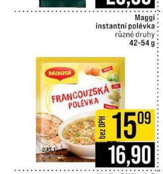 Maggi instantní polévka různé druhy 42-54 g
