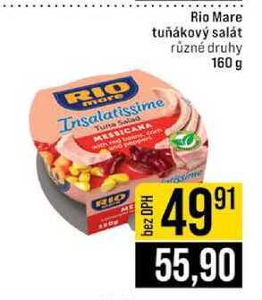 Rio Mare tuňákový salát různé druhy 160 g