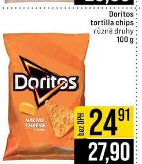 Doritos tortilla chips různé druhy 100 g