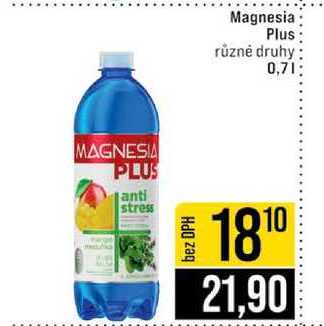 Magnesia Plus různé druhy 0,7l 