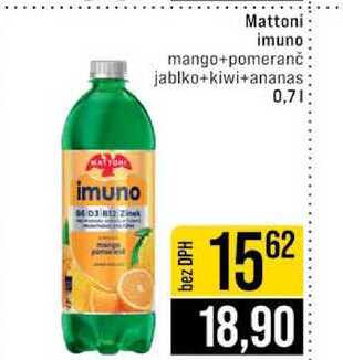 Mattoni imuno mango+pomeranč jablko+kiwi+ananas 0,7l 