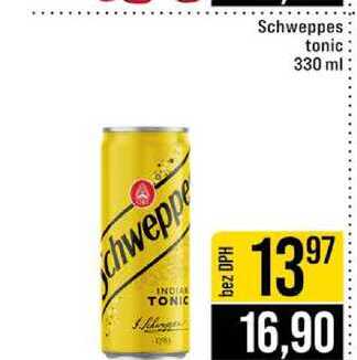 Schweppes tonic 330 ml 