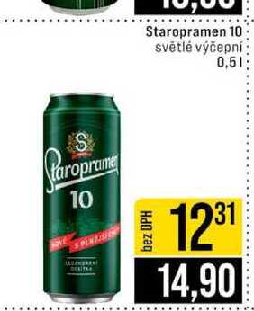 Staropramen 10 světlé výčepní 0,5l