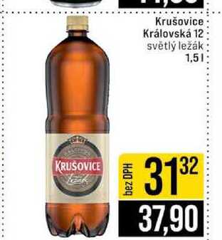 Krušovice Královská 12 světlý ležák 1,5l