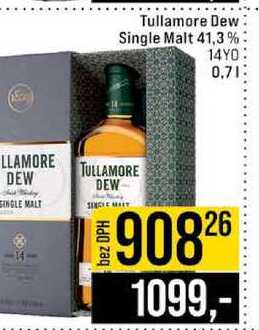 Tullamore Dew Single Malt 41,3 % 14YO 0,7l