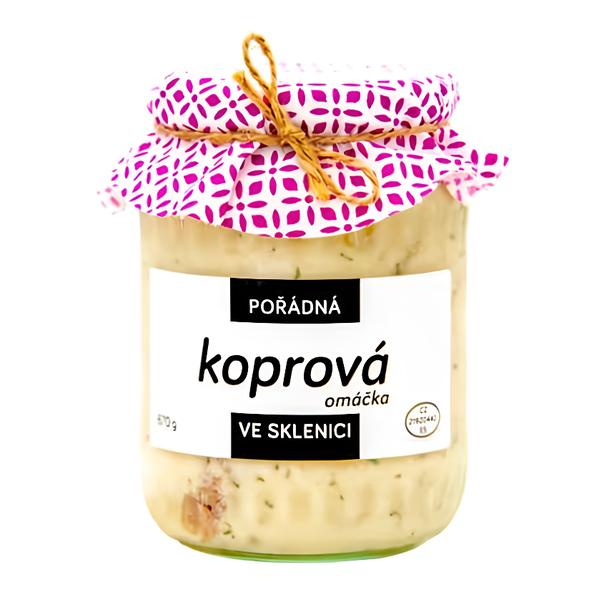 Pořádně ve sklenici Koprová omáčka