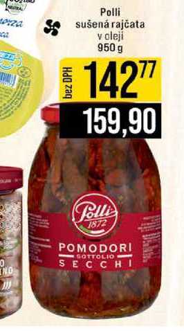 Polli sušená rajčata v oleji 950 g