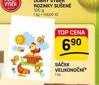 SÁČEK VELIKONOČNÍ 1 ks 