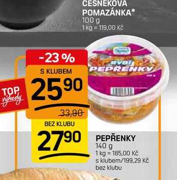 PEPŘENKY 140 g