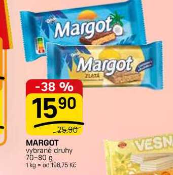 MARGOT vybrané druhy 70-80 g