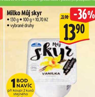 Milko Můj skyr 130 g 