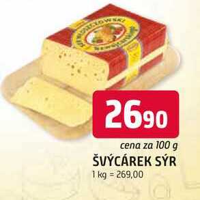 ŠVÝCÁREK SÝR 100 g