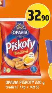 OPAVIA PIŠKOTY 220 g