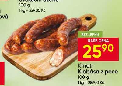 Kmotr Klobása z pece 100 g