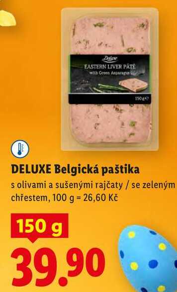 DELUXE Belgická paštika, 150 g