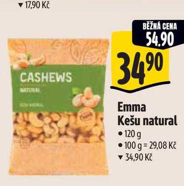   Emma Kešu natural 120 g 