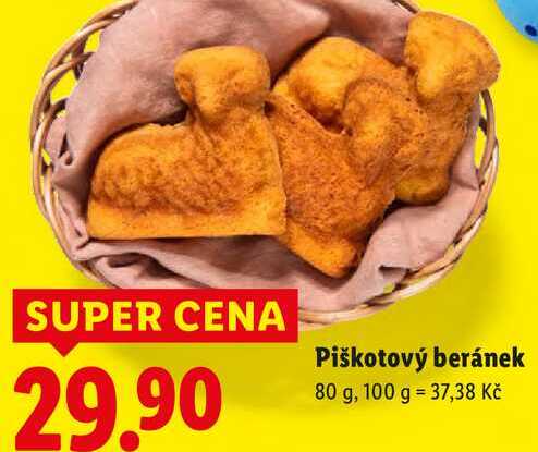 Piškotový beránek, 80 g