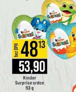 Kinder Surprise srdce 53 g