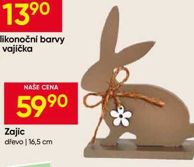Zajíc dřevo 16,5 cm 