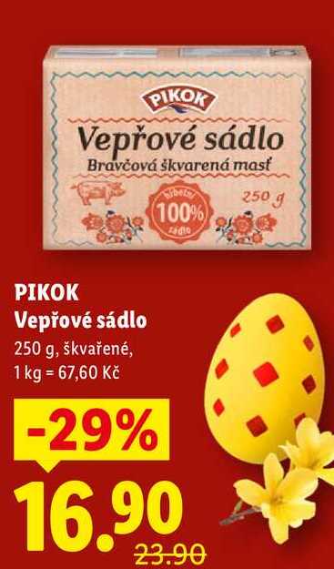 PIKOK Vepřové sádlo, 250 g