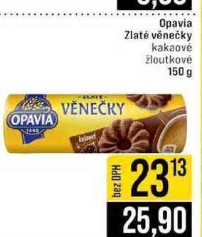 Opavia Zlaté věnečky kakaové žloutkové 150 g