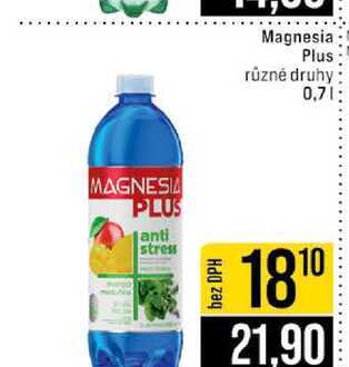 Magnesia Plus různé druhy 0,7l