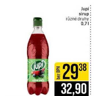 Jupi sirup různé druhy 0,7l