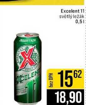 Excelent 11 světlý ležák 0,5l